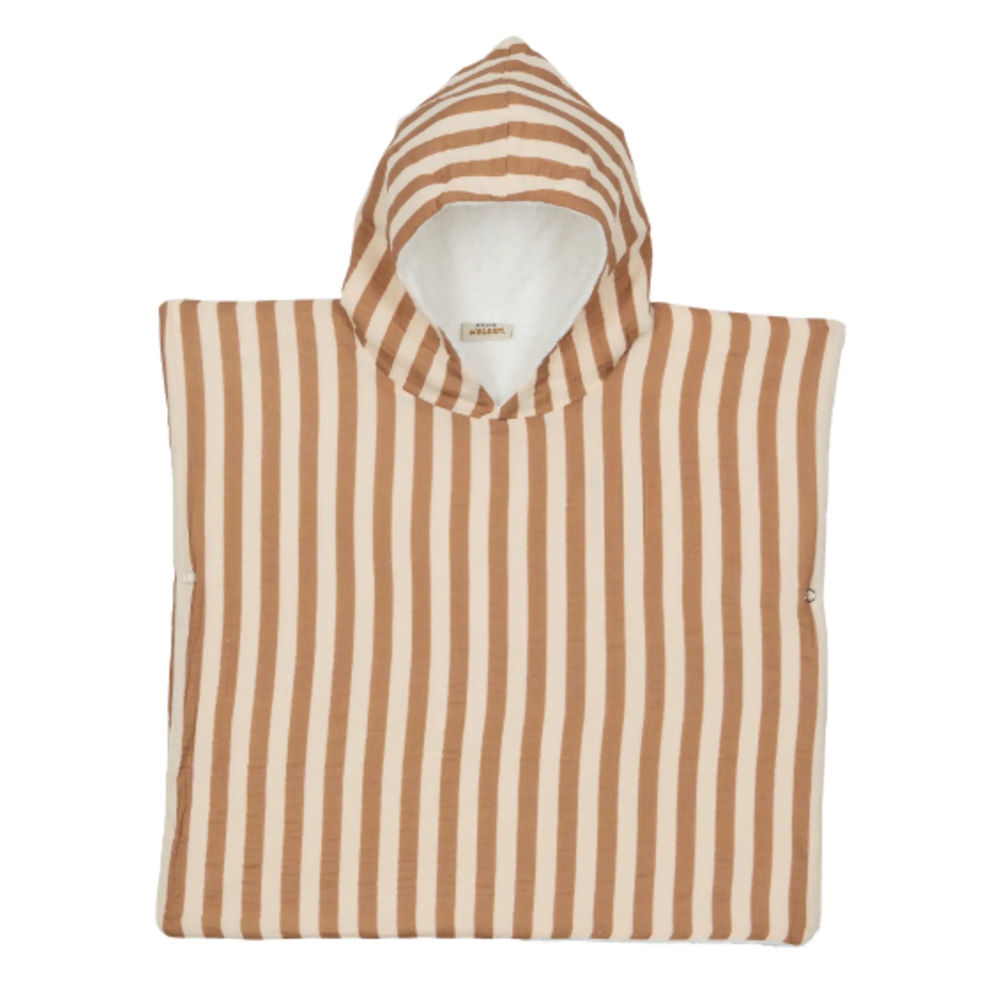 Poncho en gaze / Rayures Larges Atelier Wagram