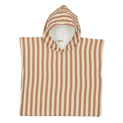 Poncho en gaze / Rayures Larges Atelier Wagram