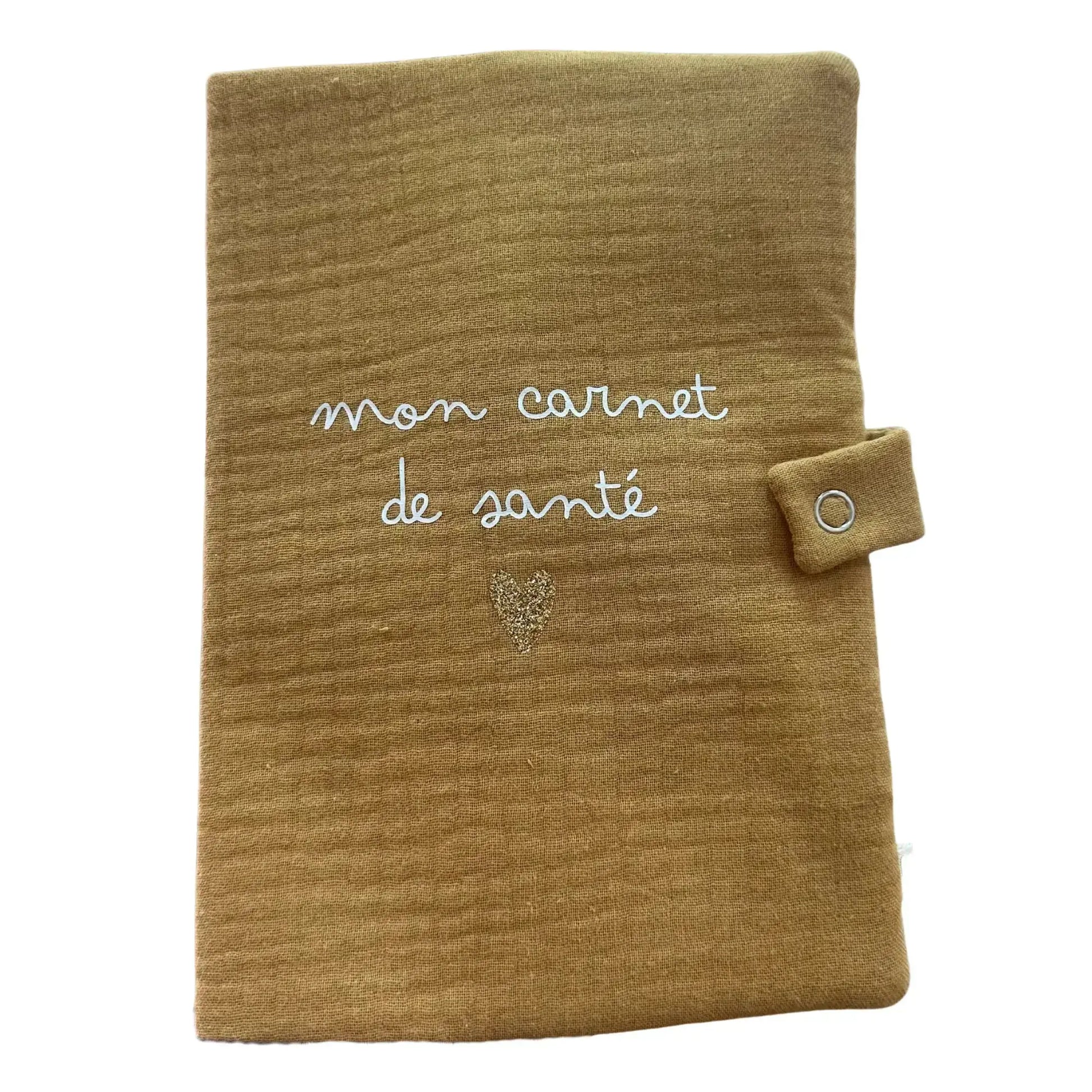 Protège carnet de santé / Gaze camel Atelier Wagram