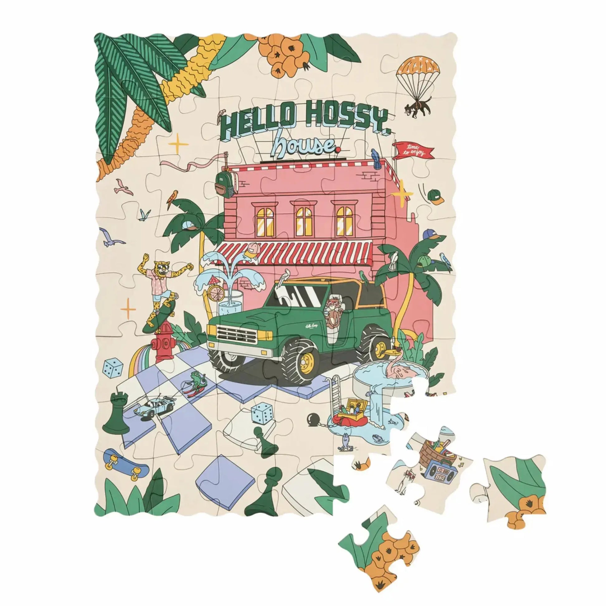 Puzzle / Cherry Safari Hello Hossy