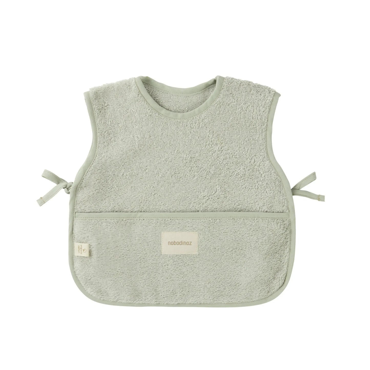 Bavoir tablier / Sage green