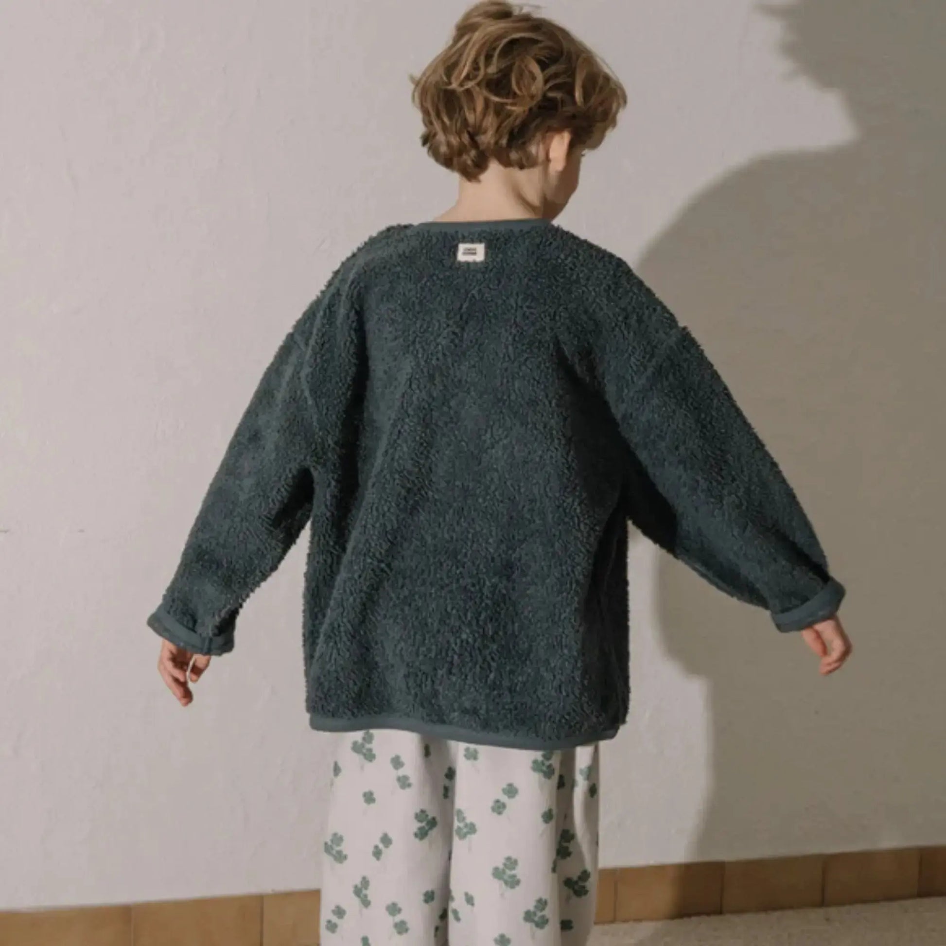 Sweat Ours / Minio Bleu Gris Studio Bohème