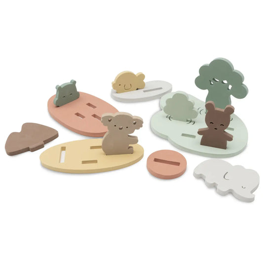 Set de jeux en mousse de bain  / Kangourou