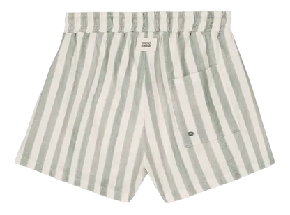 Short de bain Rayures vertes Studio Bohème