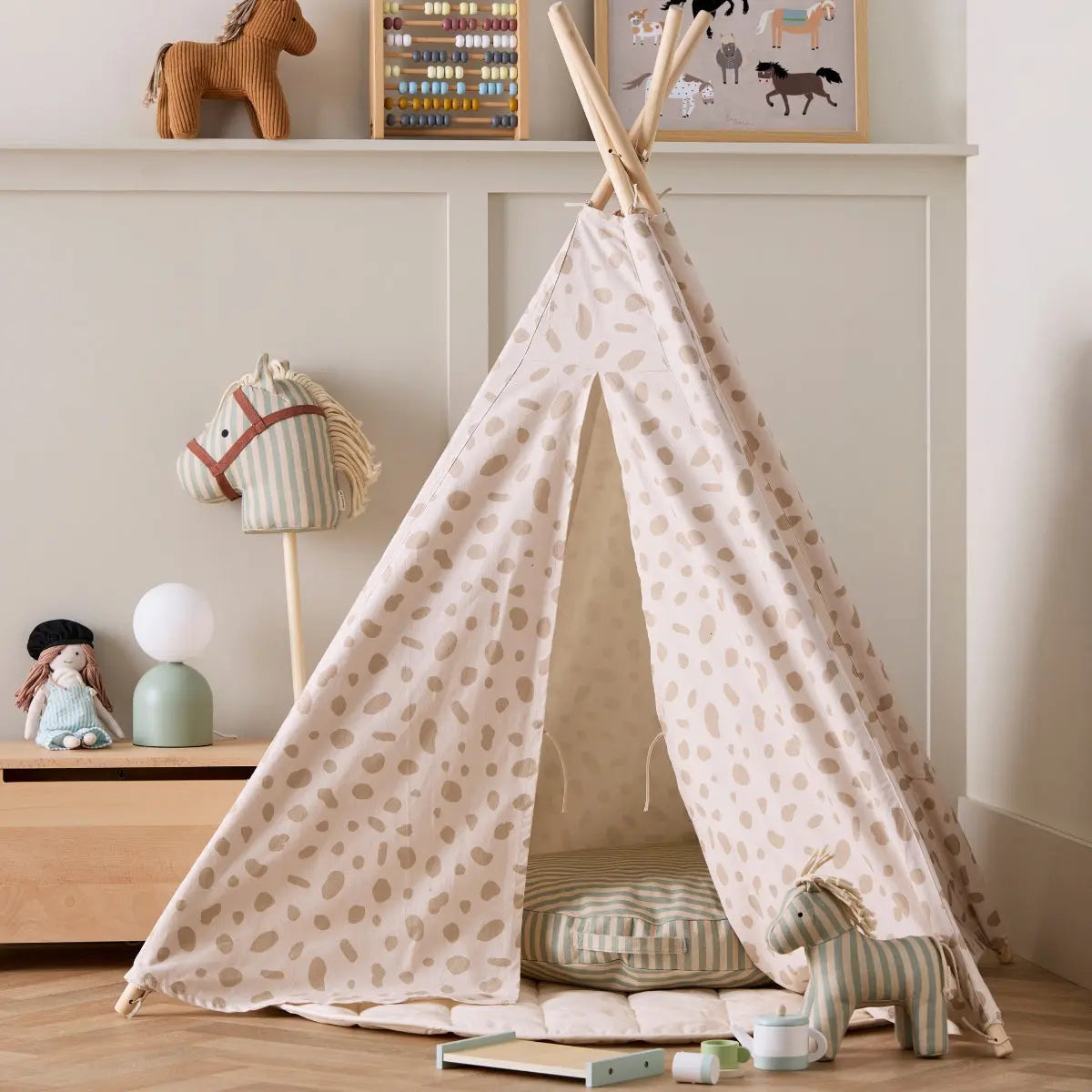 Tente tipi tachetée Kid's concept