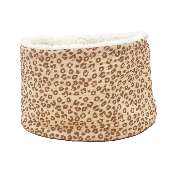 Tour de cou / Gaze Léopard Atelier Wagram