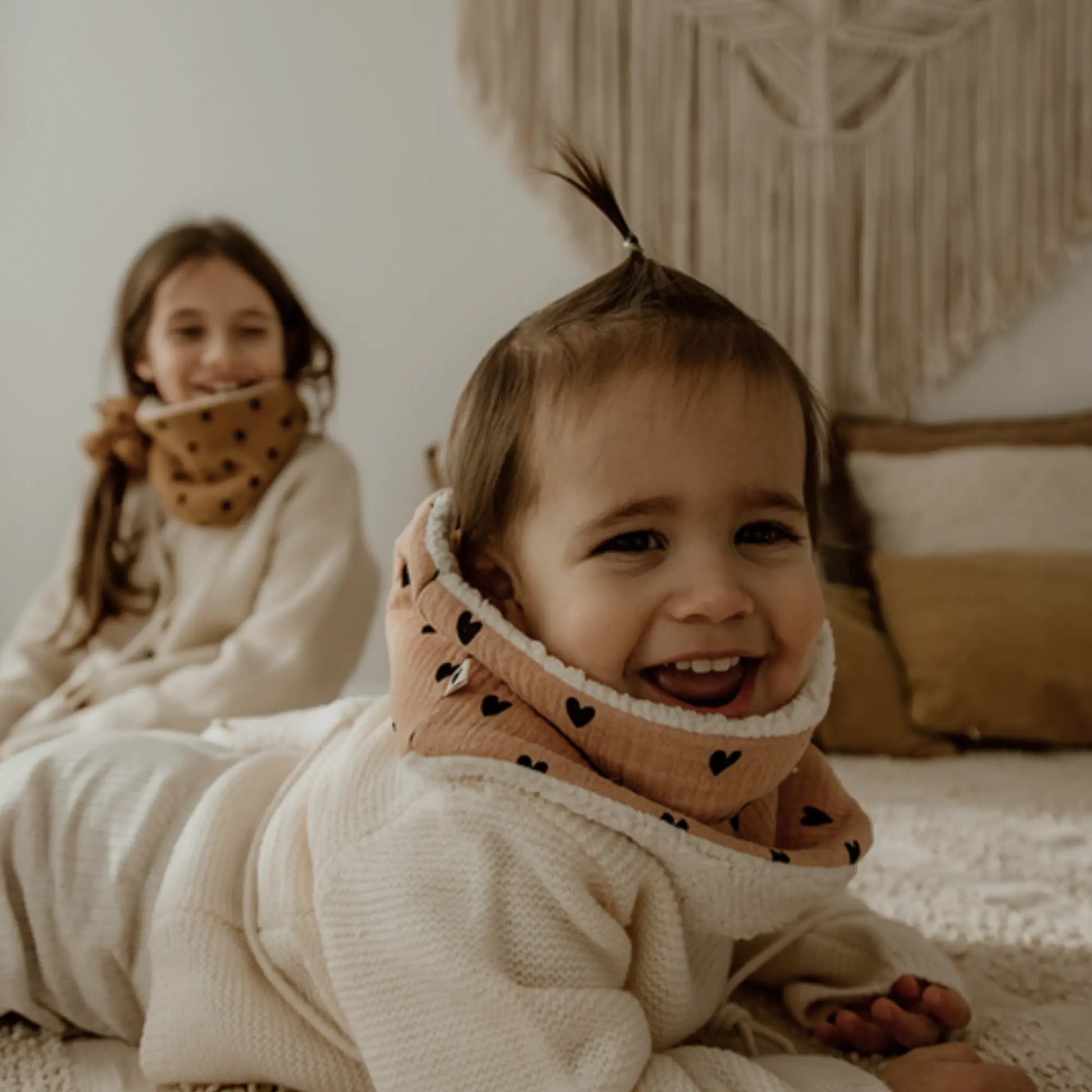 Tour de cou / Gaze Léopard Atelier Wagram