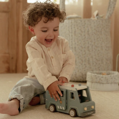 Voiture de police en bois Little Dutch