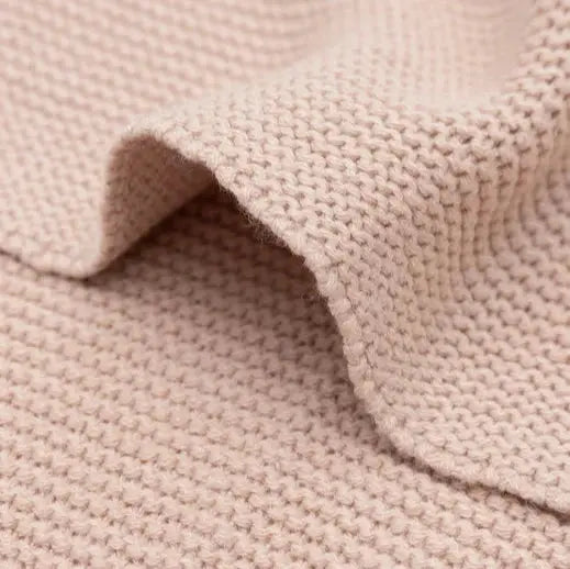 Couverture Basic knit / Wildrose Jollein